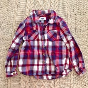 Old Navy 4T Plaid Flannel